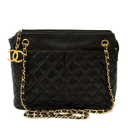 koop Chanel Black Vintage Lambskin Shopper bij labellov aan de beste prijs
