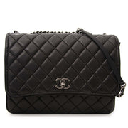 koop online aan de beste prijs Chanel Black Caviar 3 Bag