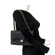 shop safe online at the best price secondhand Chanel Medium Lambskin Classic Flap Bag GHW