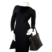 Chanel grand cc classic black shopper now for sale at labellov vintage fashion webshop belgium