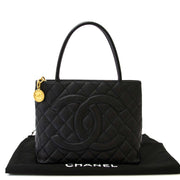 Chanel grand cc classic black shopper now for sale at labellov vintage fashion webshop belgium