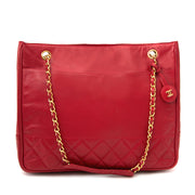 Looking for a Chanel Red Shopping Tote?