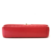veilig online shoppen bij labellov vintage mode webshop belgië met chanel rode goatskin flap bag