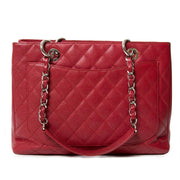 chanel red grand shopping tote now for sale at labellov vintage fashion webshop belgium