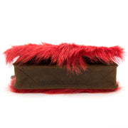 Very rare limited Chanel Paris Edinburgh Red Calf Fur Flapbag boutique and webshop labellov.com