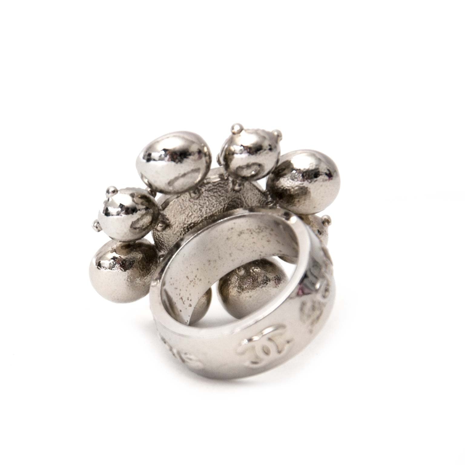 koop online aan de beste prijs Chanel Christal Flower Ring