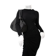 Buy now safe and secure a Chanel Black Leather Hobo Bag on www.labellov.com at the best price