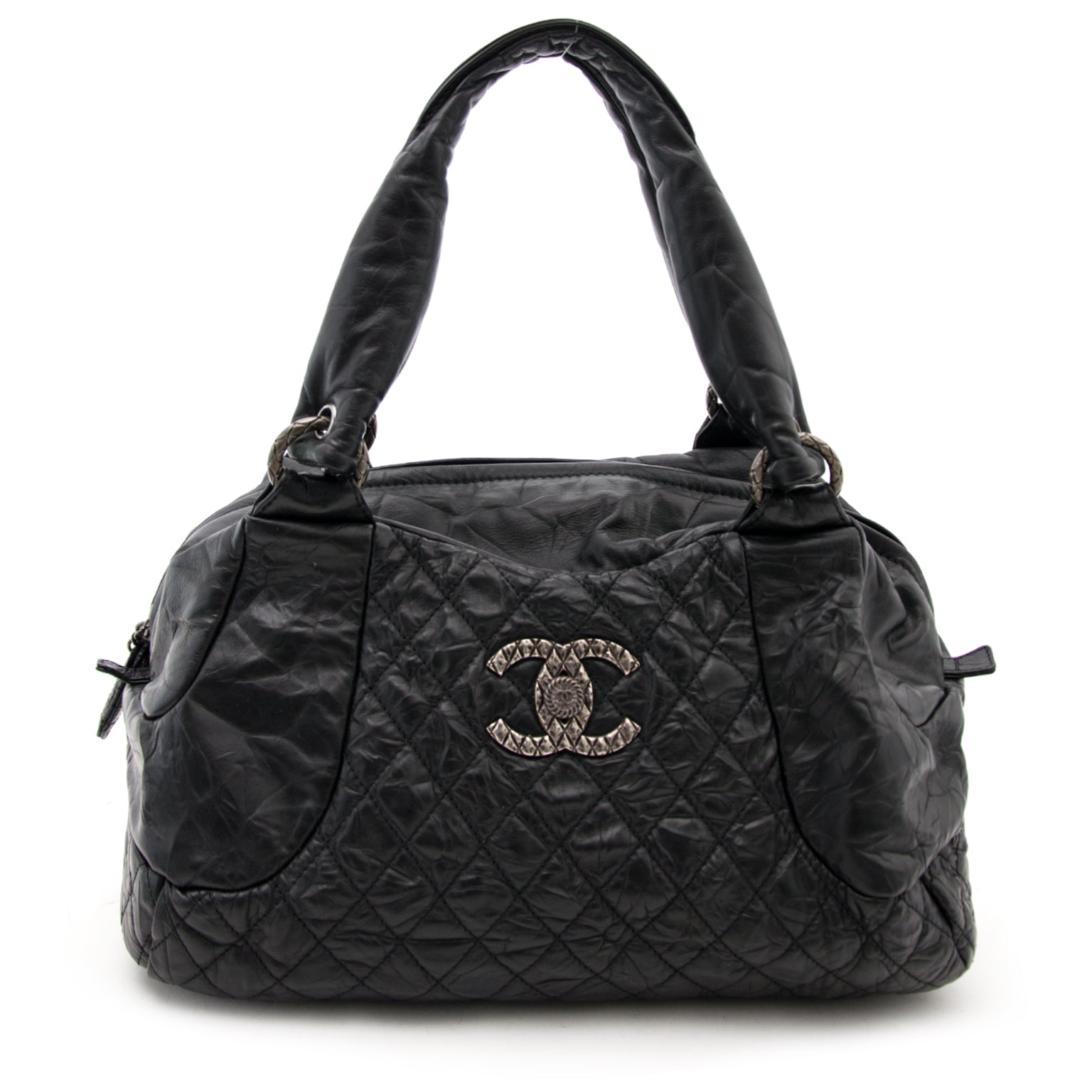 Achetez sans risque un vrai Noir Chanel Hobo sac à main au meilleur prix sur www.labellov.com