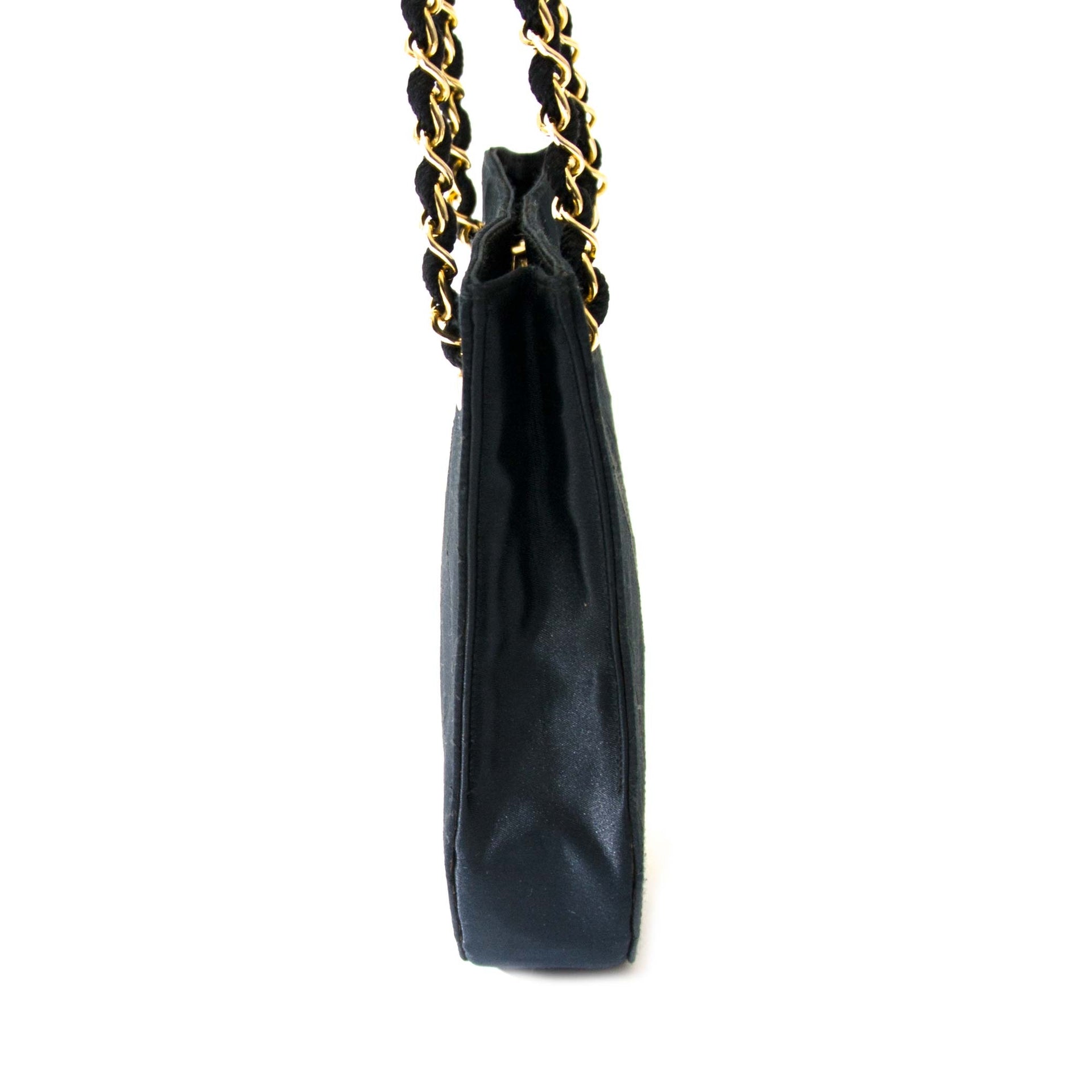 Chanel Vintage Silk Shouder Bag