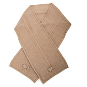 chanel set beige scarf and gloves now for sale at labellov vintage fashion webshop belgium