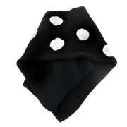 chanel black and white flower scarf now for sale at labellov vintage fashion webshop belgium