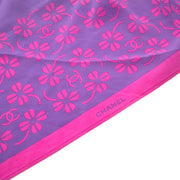 shop your secondhand luxury bag online at the best price Chanel Purple and Pink Silk Foulard
