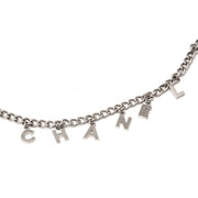 Worldwide shipping and safe - secure shopping www.labellov.com, Chanel Silver Chain Letter Belt for sale, 100% authentic and affordable price.