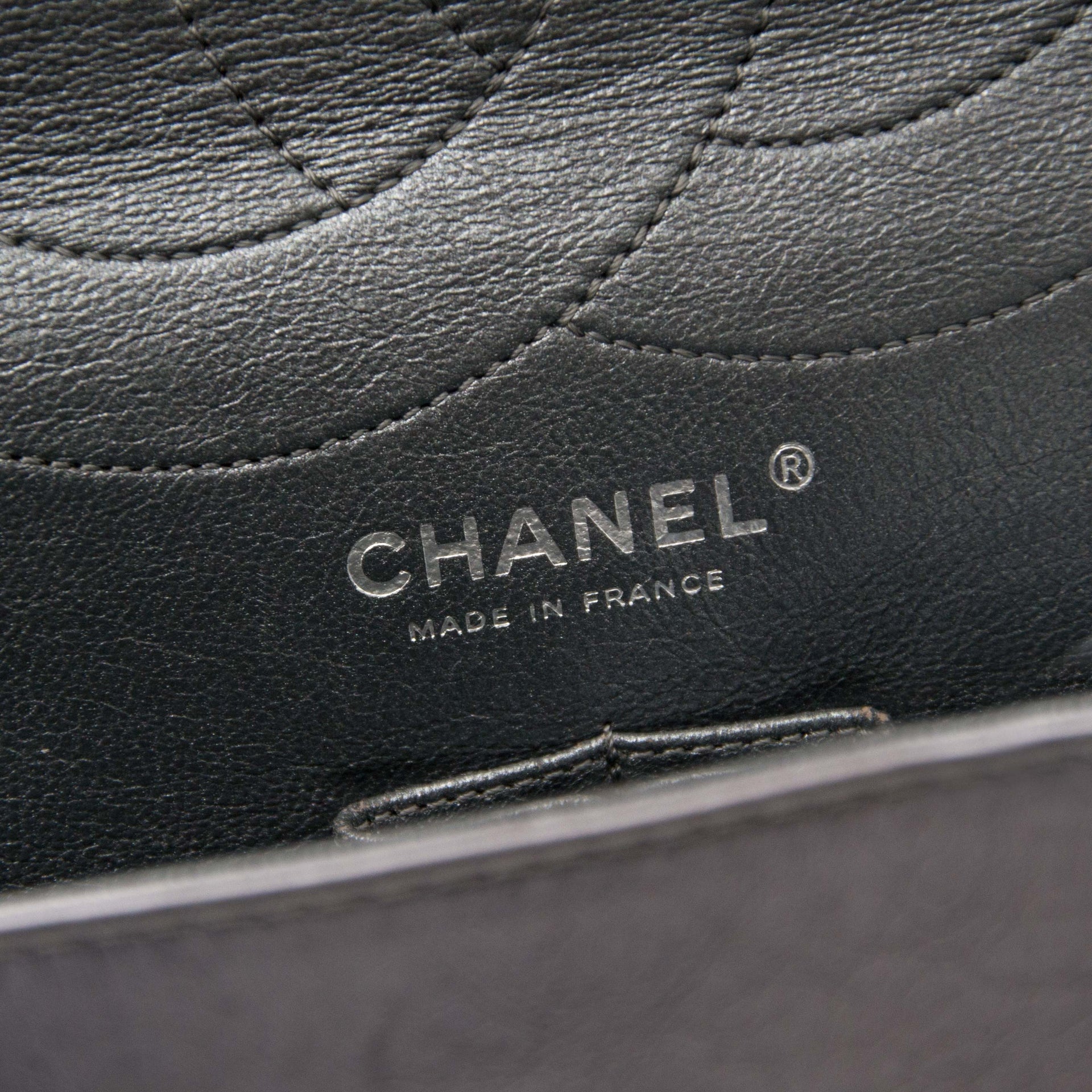 koop veilig online 100% authentieke Chanel Metallic Silver Reissue antwerpen, of online
