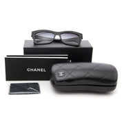acheter en ligne pour le meilleur prix Chanel Matte Black Wayfarer Sunglasses