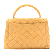 chanel rare nude evening top handle kelly style flap bag now for sale at labellov vintage fashion webshop belgium