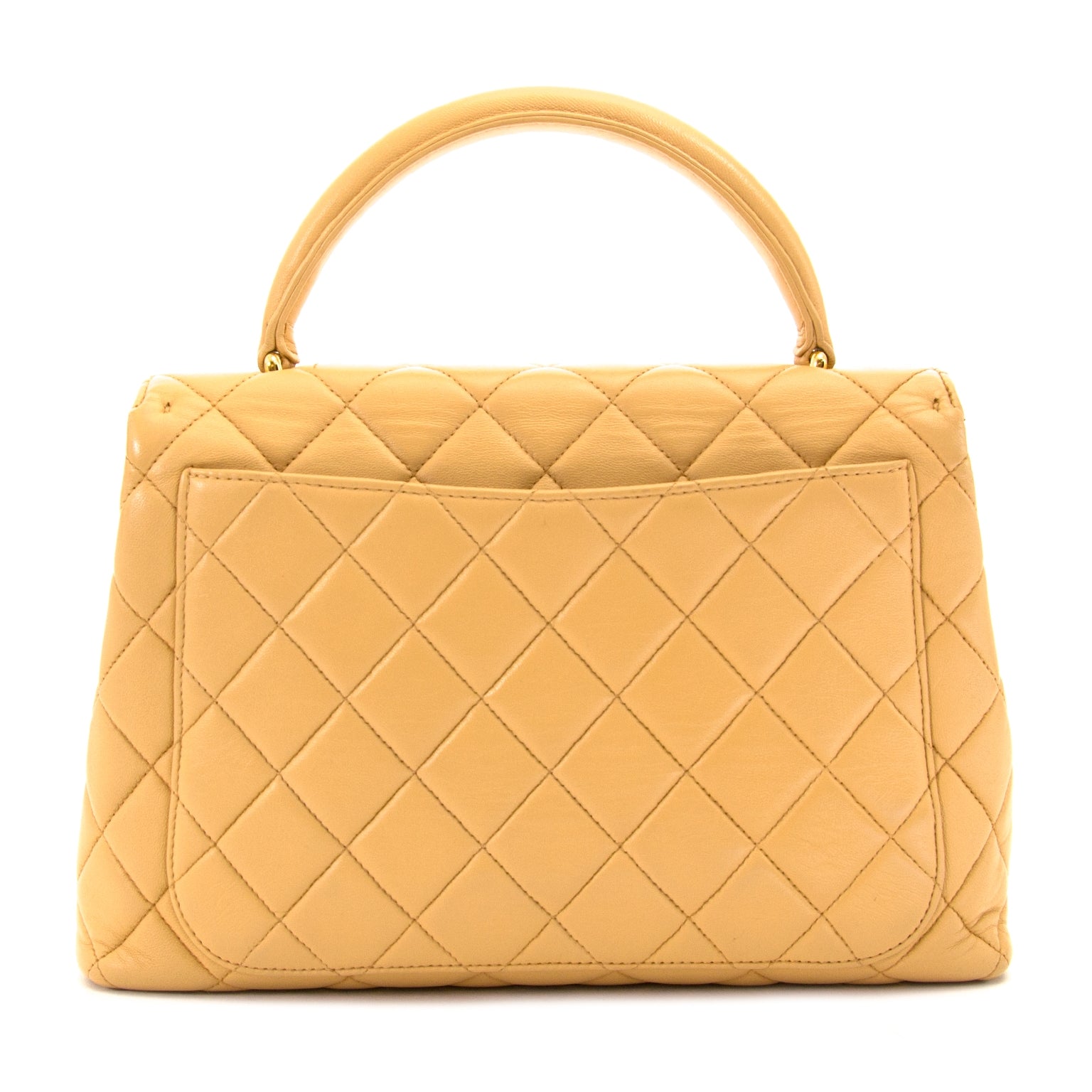 chanel rare nude evening top handle kelly style flap bag now for sale at labellov vintage fashion webshop belgium