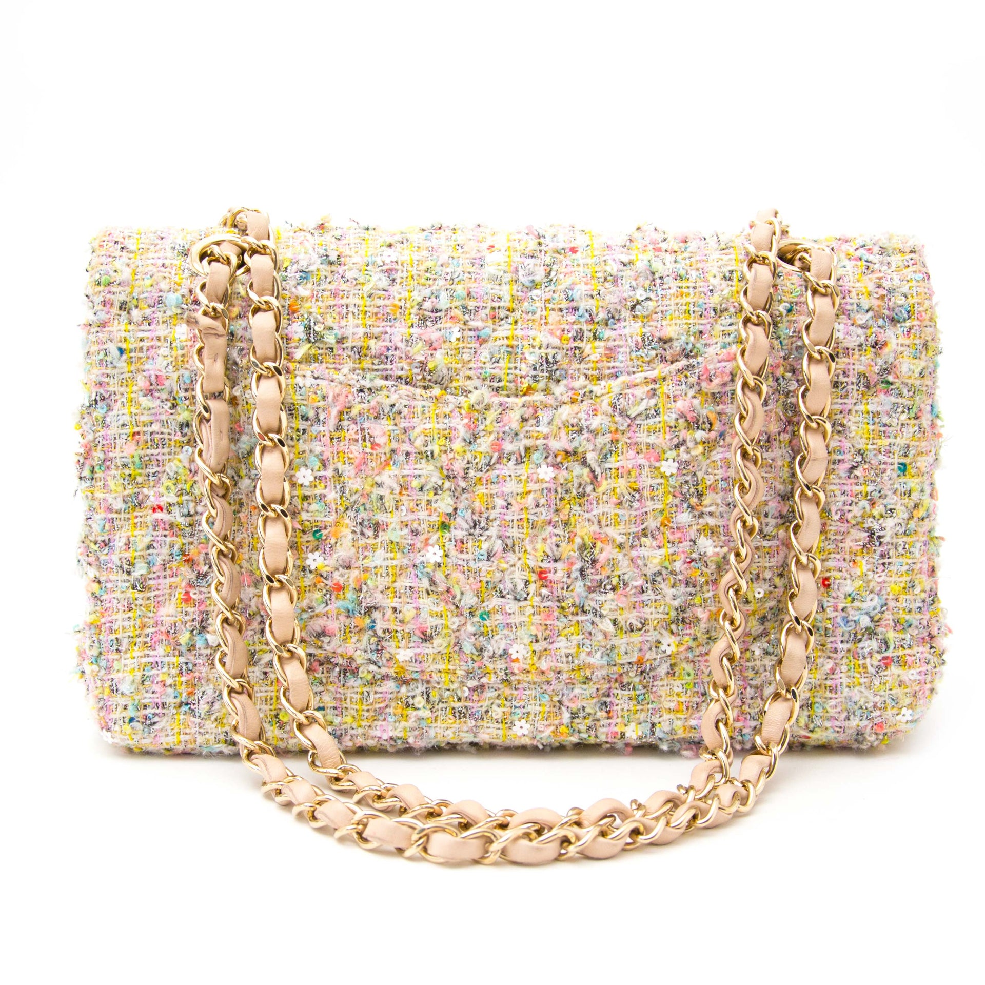 Koop en verkoop uw authentieke Chanel Tweed Garden Party 2.55 Reissue Flap Bag aan de beste prijs