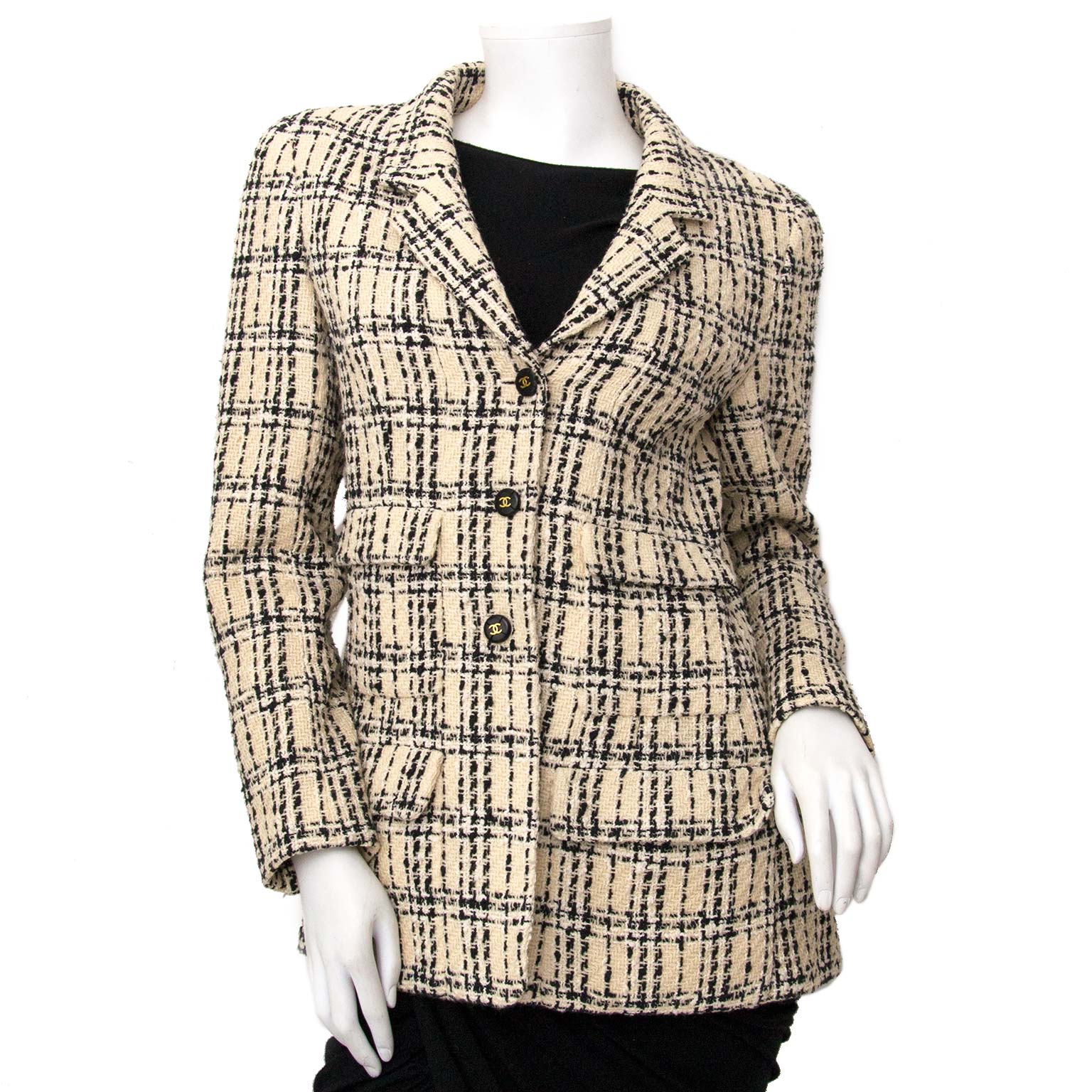 Chanel Tweed Bouclé Blazer Vest