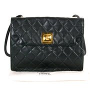 Chanel Dark Green Vintage Shoulder Bag te koop bij Labelov tweedehands