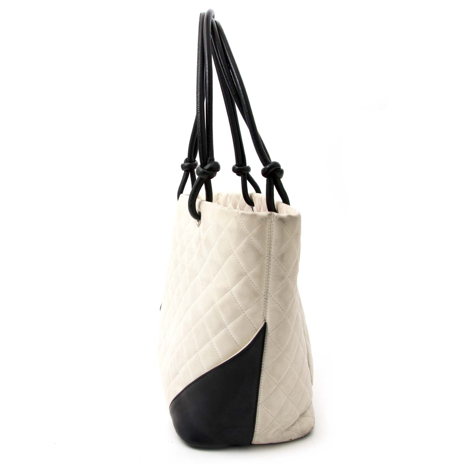 Chanel Cambon Ligne White Large Tote achetez secur en ligne