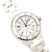 Chanel White J12 Watch