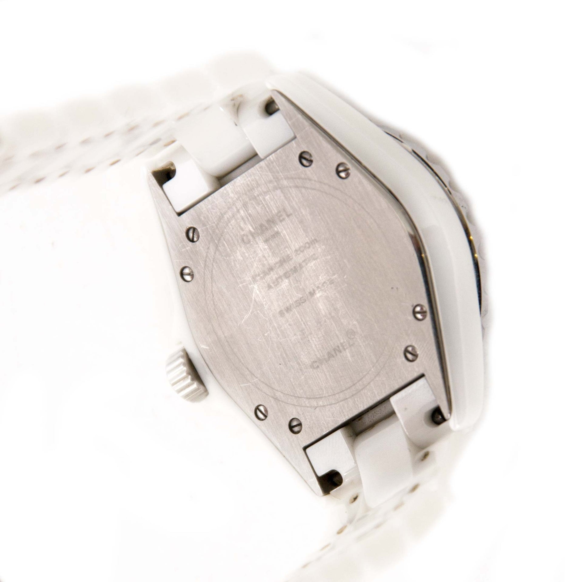 Chanel White J12 Watch