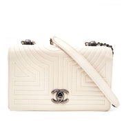 Authentic Chanel White Flap Bag for sale at the right price at Labellov.com
