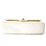 Chanel White Lambskin Medium Classic Double Flap Bag online tegen de beste prijs