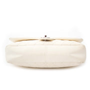 Authentique sac à main d'occasion Chanel blanc