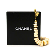 Chanel Cream Stone Beaded Necklace for sale online