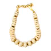 Chanel Cream Stone Beaded Necklace kopen en verkopen