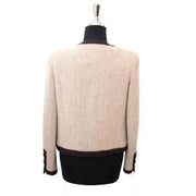Shop safe online aan de beste prijs Chanel Woolen Beige - Brown Jacket Size 36