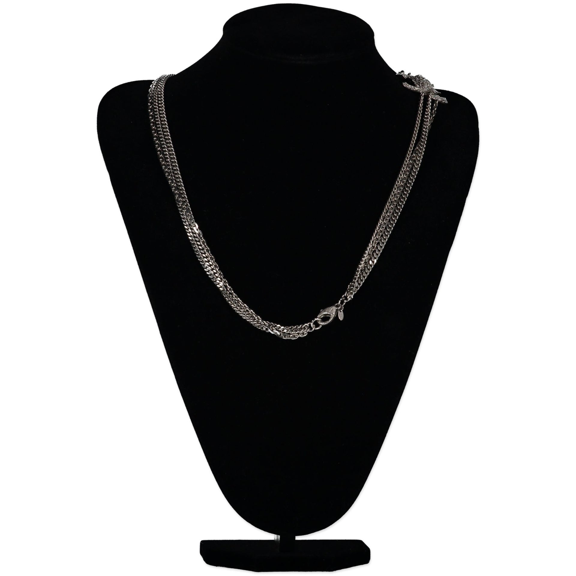 Chanel Silver Chain Logo Belt/Necklace