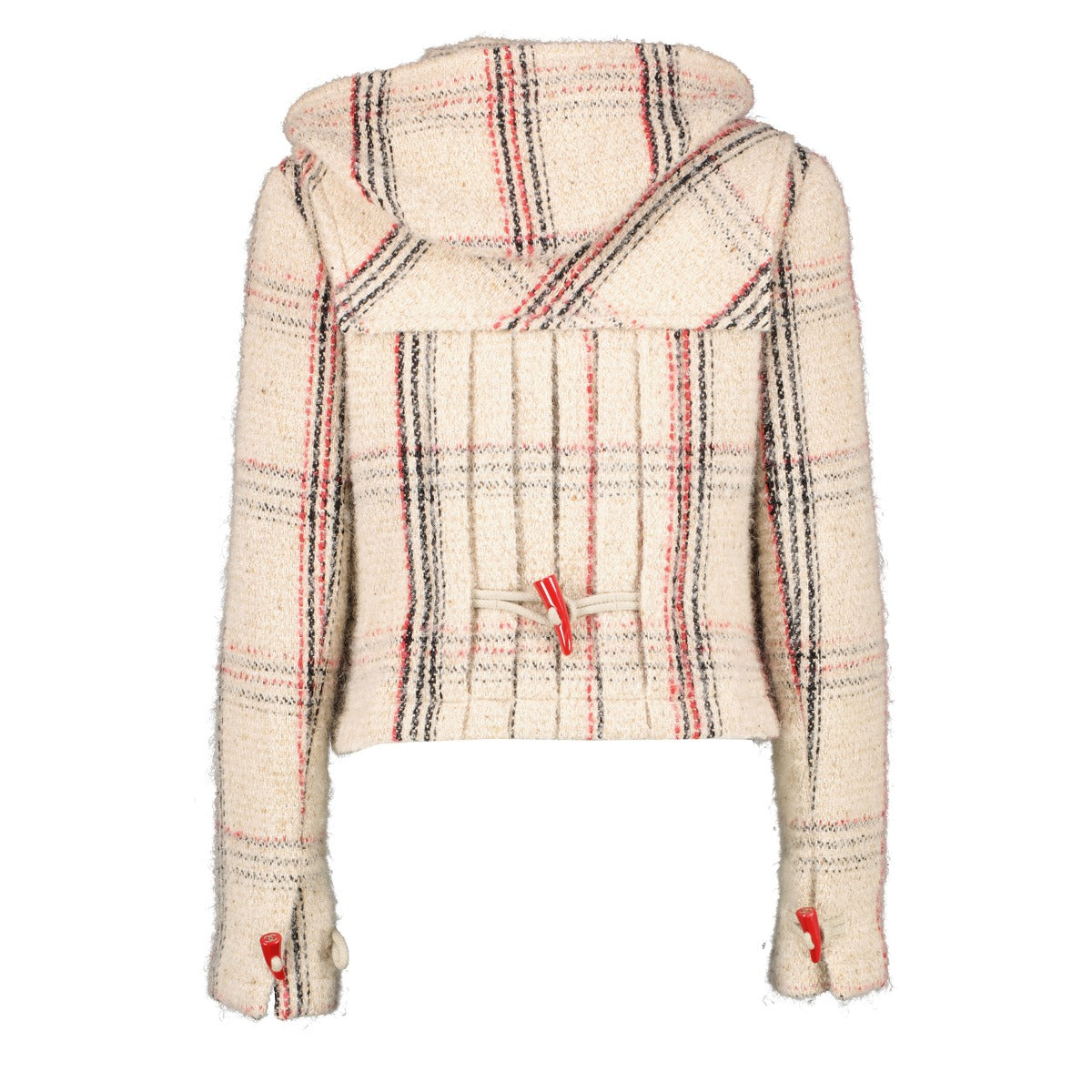 Chanel 06A Frosted Wool Tweed Duffle Coat