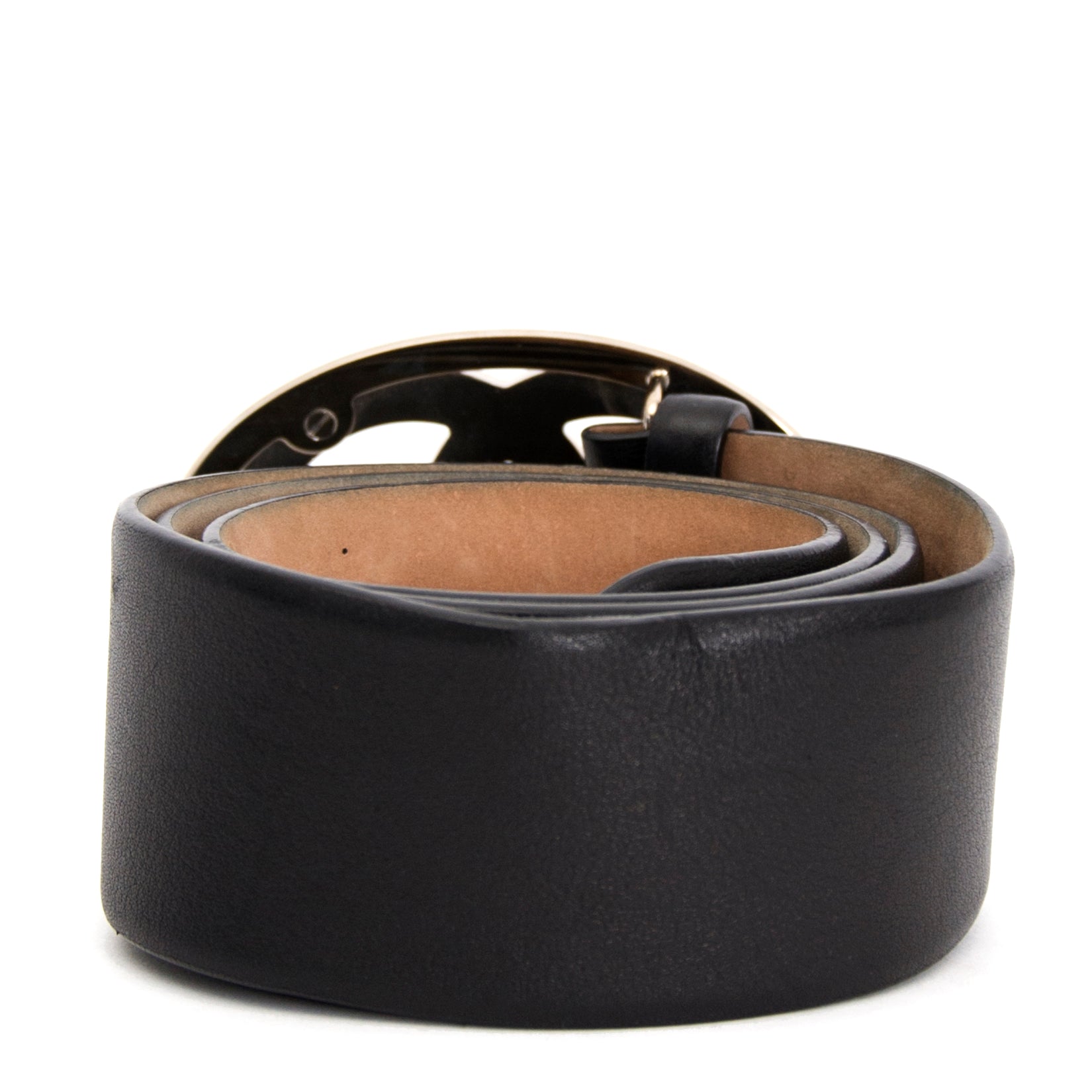 acheter en ligne pour le meilleur prix Chanel Black CC Belt