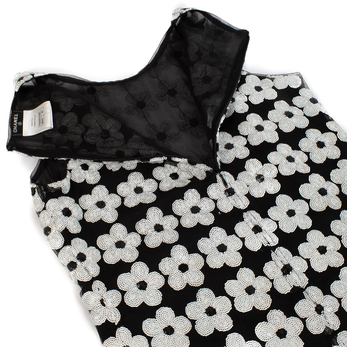 Authentic second hand Chanel 2015 Sequin Flower top on Labellov.com