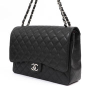 Chanel Black Caviar Maxi Classic Flap Bag