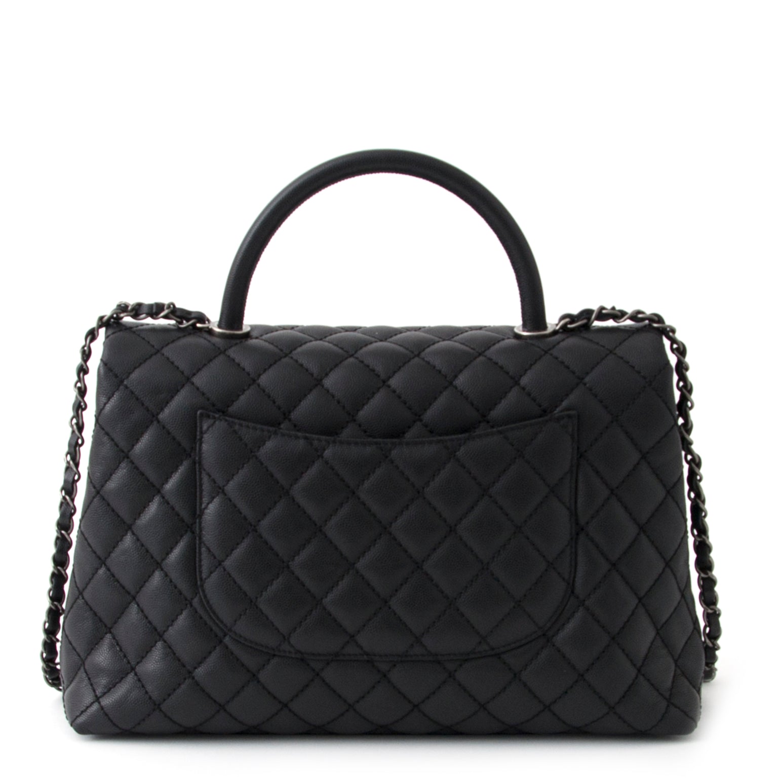 shop your designer Chanel Black Flap Bag With Handle at the best price like new online webshop labellov.com