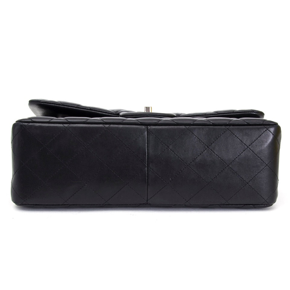Chanel Black Lambskin Large Classic Bag