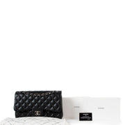 authentic second hand Chanel Classic Flap Bag Black Lambskin on Labellov.com
