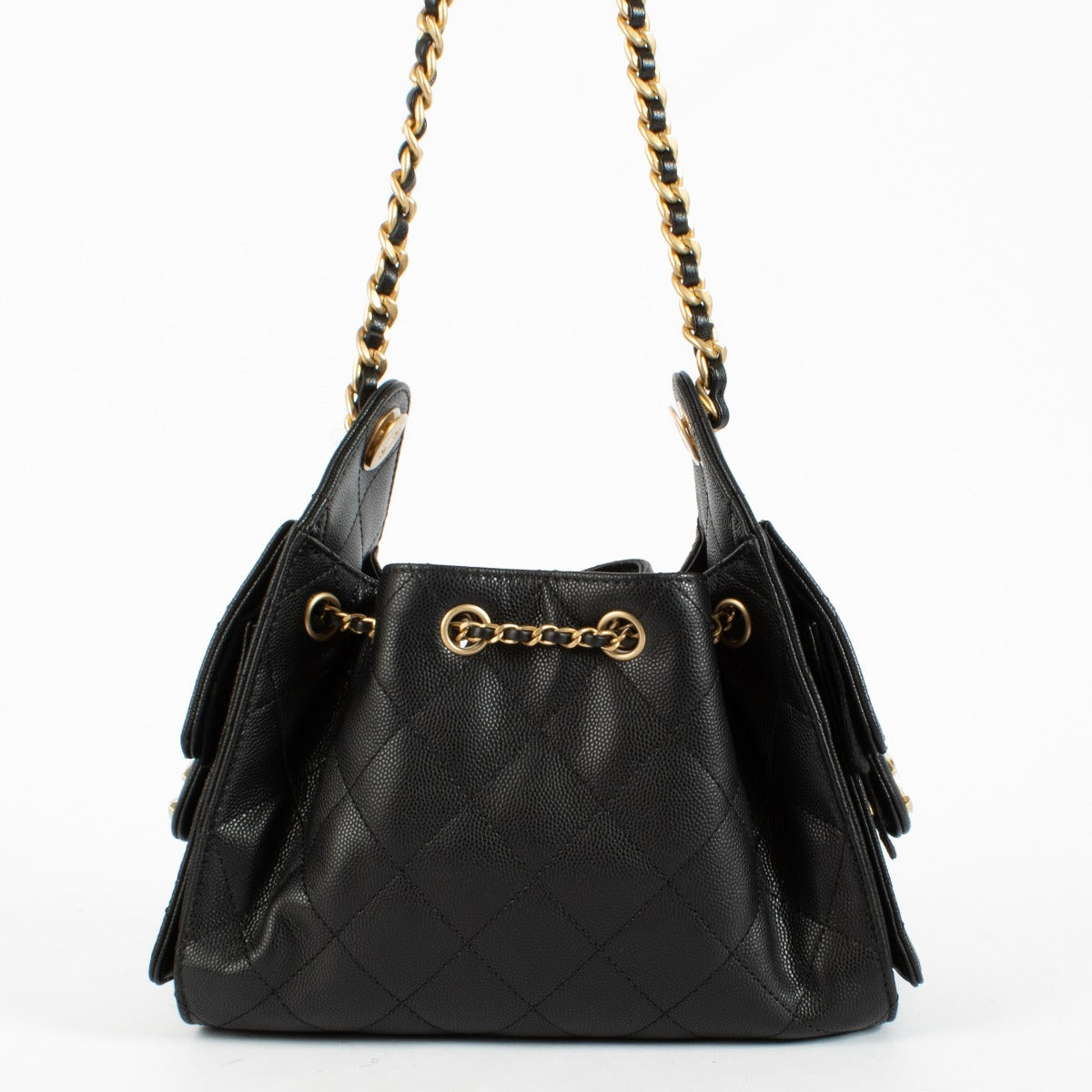 Chanel Black Caviar Chanel 25 Mini Bag
