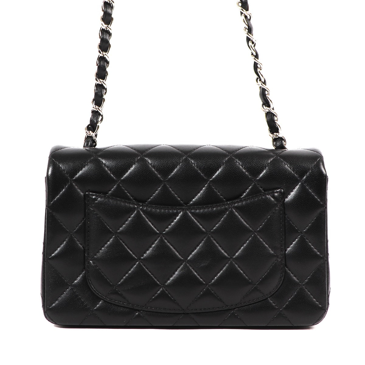Chanel Black Lambskin Classic Mini Flap Bag