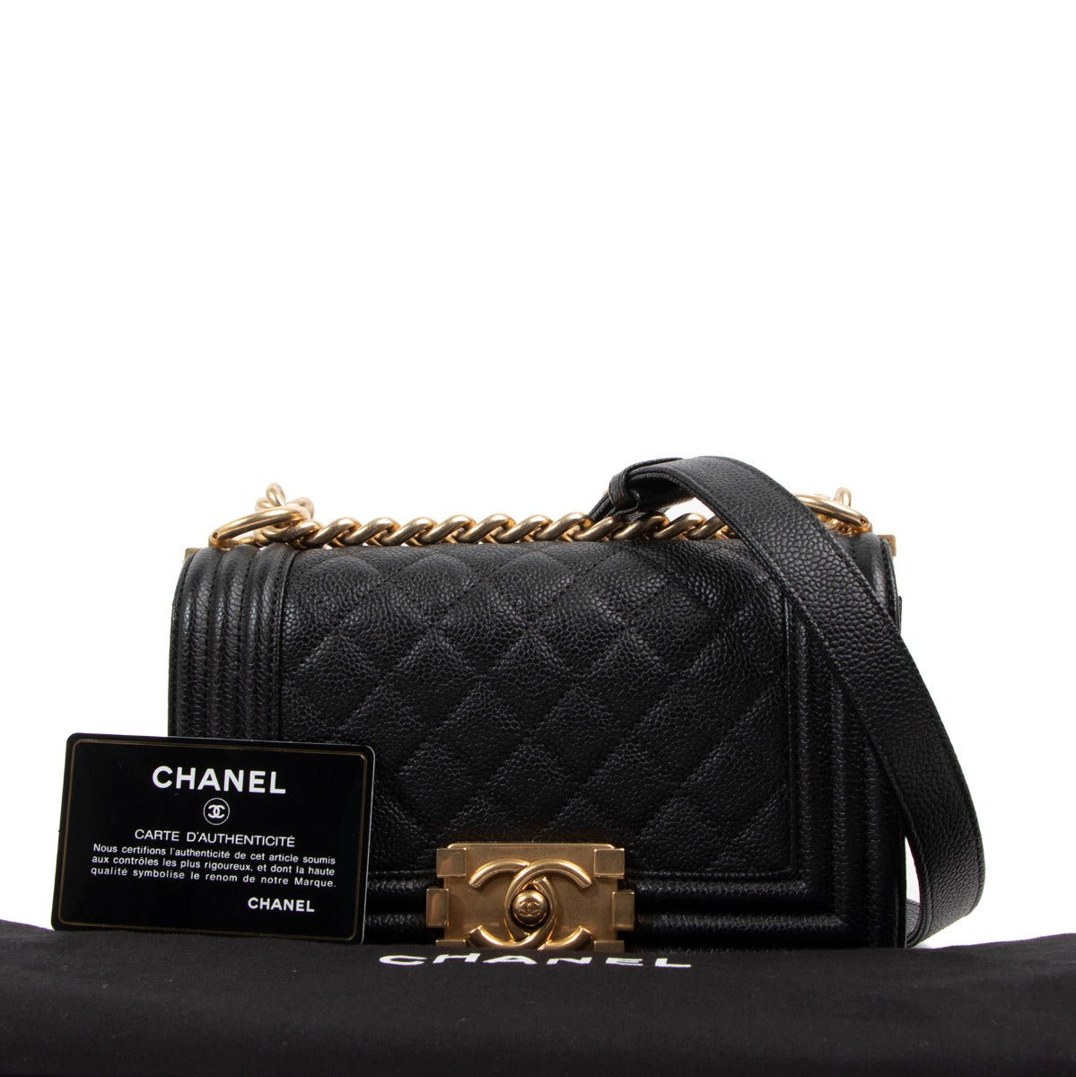 Authentic second hand Chanel classic boy bag by Labellov Antwerp, Labellov Bruxelles, Labellov Knokke