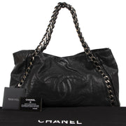 Authentic secondhand Chanel Black Modern Chain Shoulder Bag designer bags fashion luxury vintage webshop safe secure online shopping