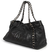 Authentieke Tweedehands Chanel Black Modern Chain Shoulder Bag juiste prijs veilig online shoppen luxe merken webshop winkelen Antwerpen België mode fashion