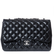 Chanel Black Caviar Leather Small Classic Flap Bag PHW for sale online