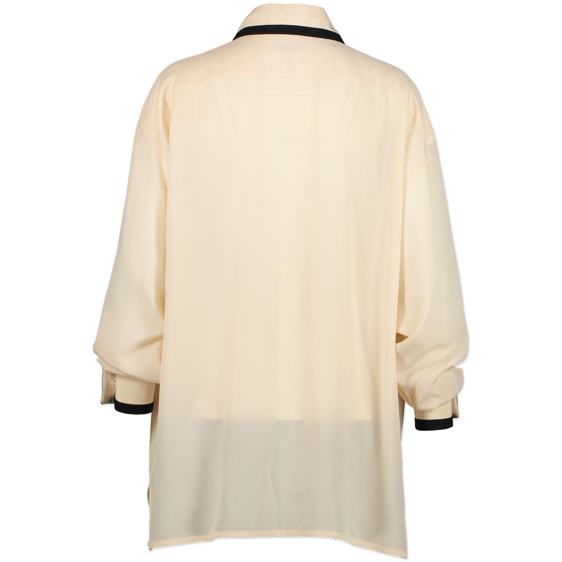 Chanel Champagne Silk Blouse