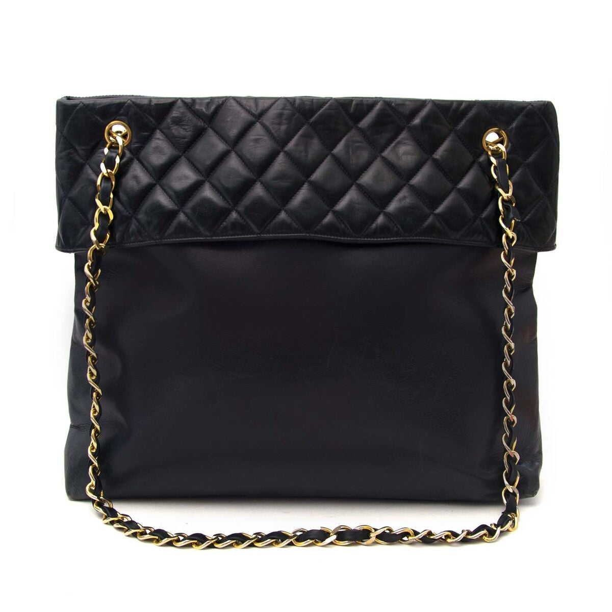 Koop authentieke tweedehands Chanel blauwe shopper aan een eerlijke prijs bij LabelLOV. Veilig online shoppen.