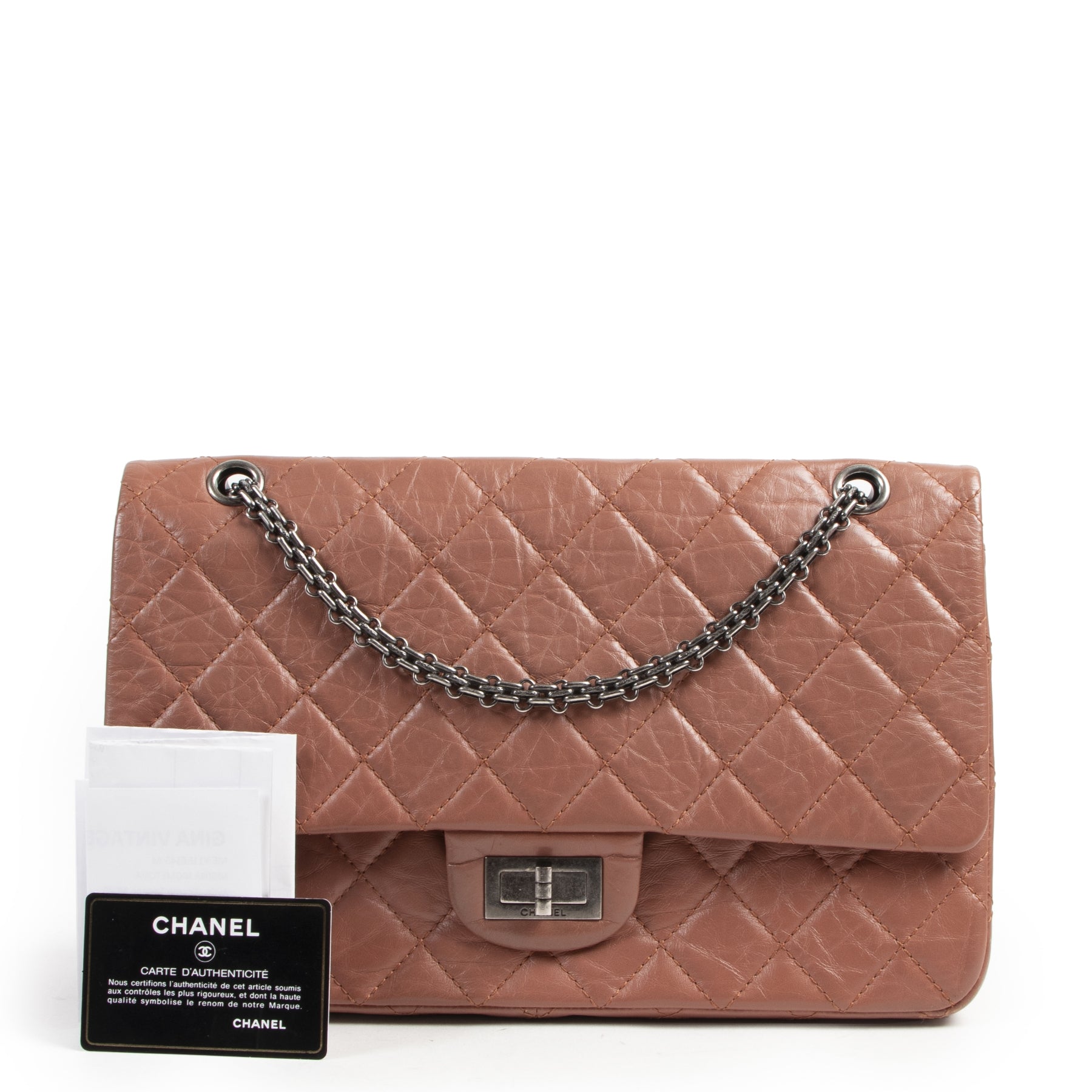 sold out everywhere Chanel 2.55 Reissue 227 Vieux Rose